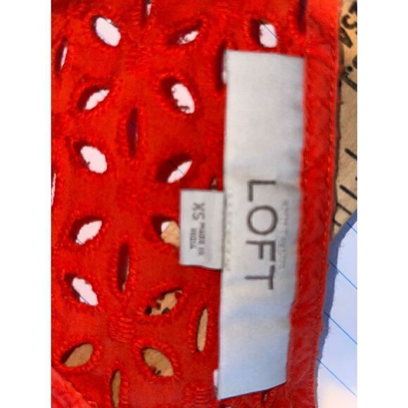 LOFT! Short Sleeve Blouse XS - Picture 4 of 9